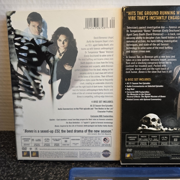 Bones Season 1 - 5 BLU Ray DVDs 20th Century Fox - Picture 3 of 8